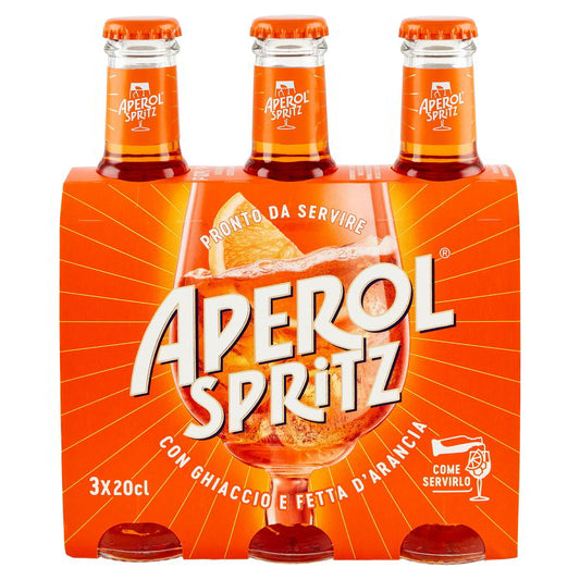 Aperol Spritz Pronto 3 Bottiglie 200 ml