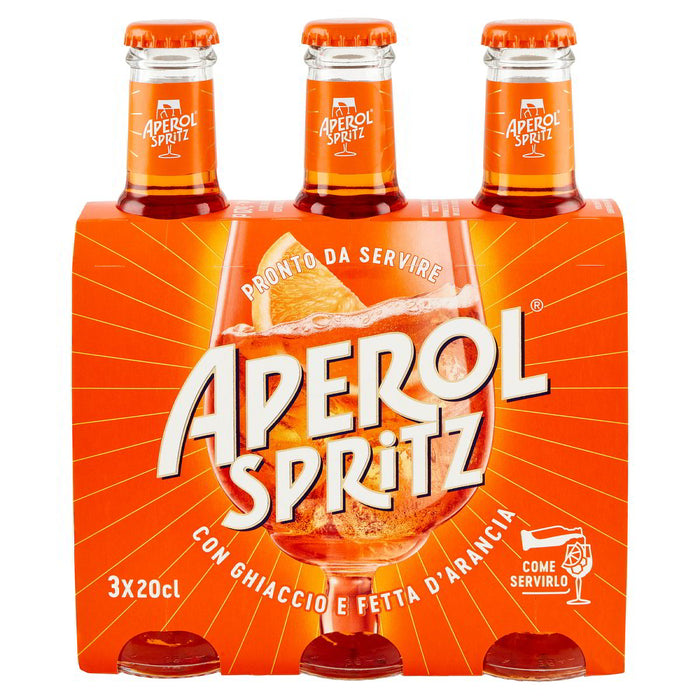 Aperol Spritz Pronto 3 Bottiglie 200 ml