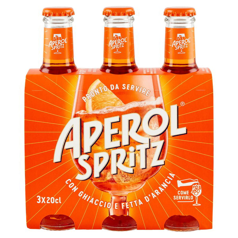 Aperol Spritz Pronto 3 Bottiglie 200 ml