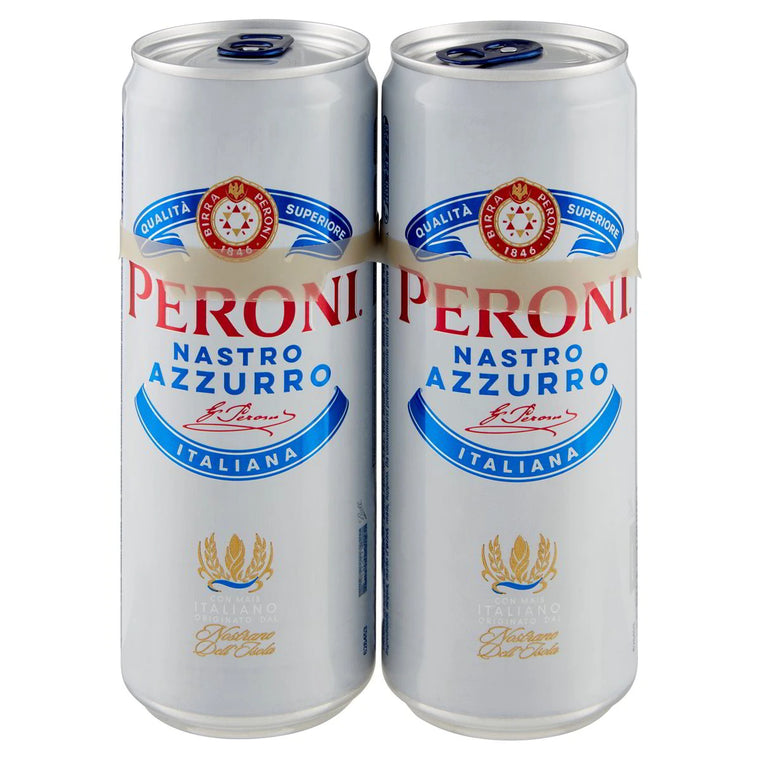 Birra Peroni Nastro Azzurro 2 lattine 330 ml
