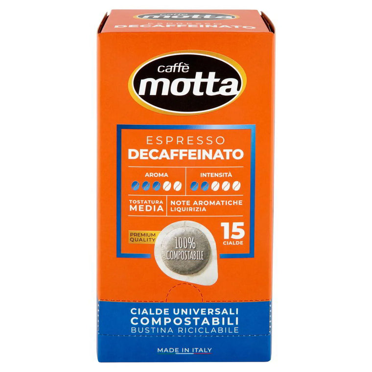 Caffè cialde decaffeinato Motta 15 cialde 105 g