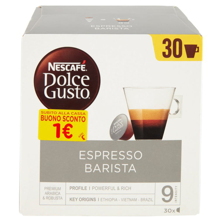 Caffè capsule espresso barista Nescafé Dolce Gusto 30 capsule 210 g