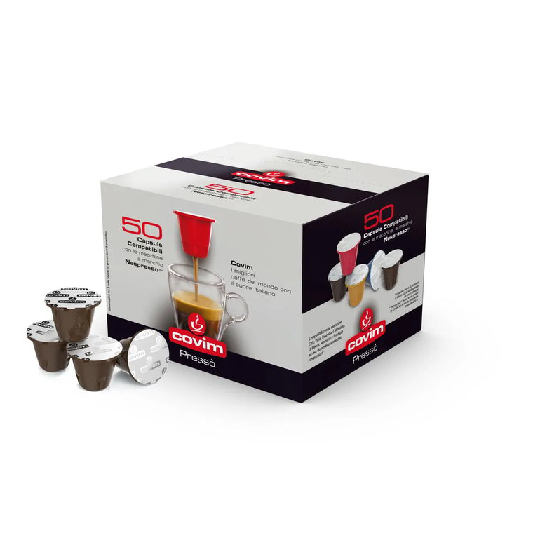 Caffè capsule intenso Covim Presso 50 capsule 275 g