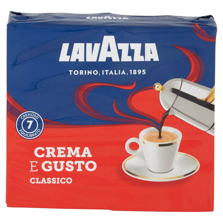 Caffè macinato Crema e Gusto Lavazza 2 confezioni da 250 g