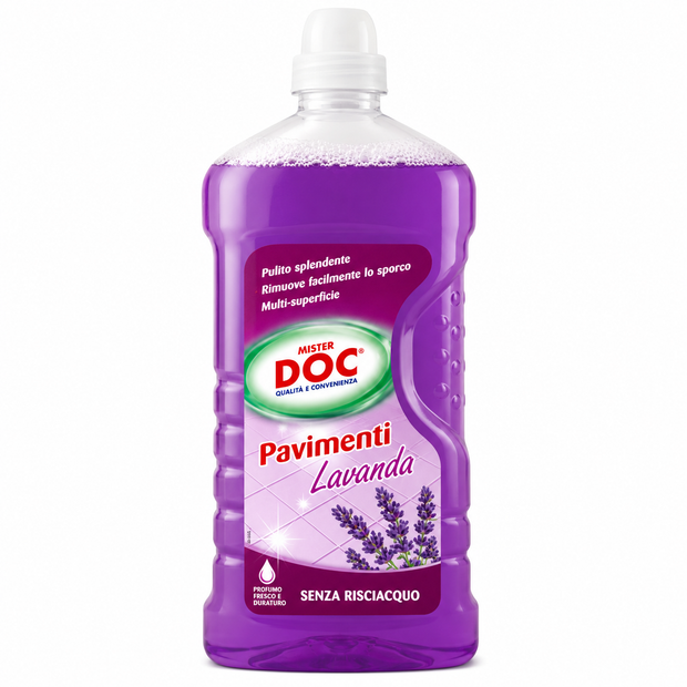 Detersivo Liquido Pavimenti Lavanda Mister Doc  1L