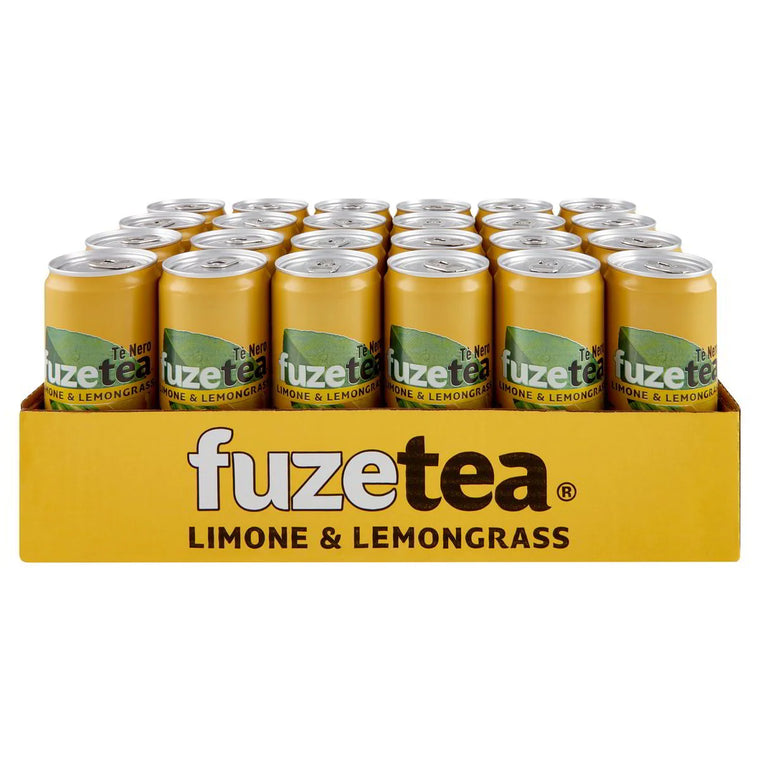 Kit Fuzetea Limone e Lemongrass 24 Lattine 330 ml