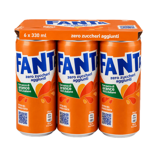 Fanta Zero Zuccheri Aggiunti Lattina 330 ml