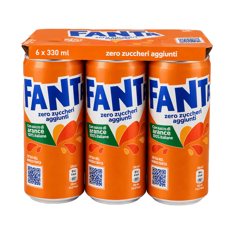 Fanta Zero Zuccheri Aggiunti Lattina 330 ml