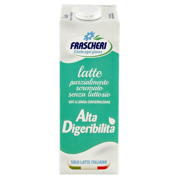 Latte Frascheri UHT Parzialmente Scremato Alta Digeribilità 1L