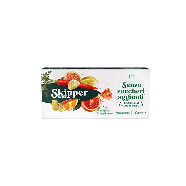 Succo Skipper ACE Senza Zuccheri Aggiunti 200 ml x 3